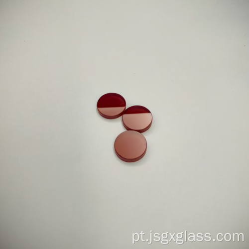 Vidro de filtro infravermelho vermelho